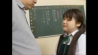 Teenage Japanese Schoolgirl In Naughty Uniform